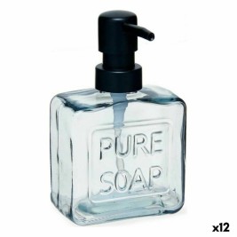Дозатор за Сапун Berilo Pure Soap Черен Кристал Пластмаса 250 ml 9 x 15 x 5 cm (12 броя)