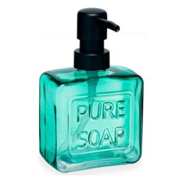 Дозатор за Сапун Berilo Pure Soap Зелен Кристал Пластмаса 250 ml 9 x 15 x 5 cm (12 броя)