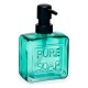 Дозатор за Сапун Berilo Pure Soap Зелен Кристал Пластмаса 250 ml 9 x 15 x 5 cm (12 броя)