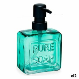 Дозатор за Сапун Berilo Pure Soap Зелен Кристал Пластмаса 250 ml 9 x 15 x 5 cm (12 броя)