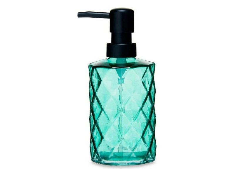 Дозатор за Сапун Berilo Зелен Кристал Пластмаса Диамант 360 ml 410 ml 9 x 18 x 7 cm (12 броя)