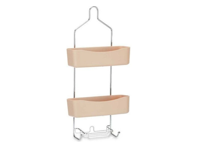 Стелажи за Баня Berilo Бежов Метал Пластмаса 28 x 60 x 14 cm (6 броя)