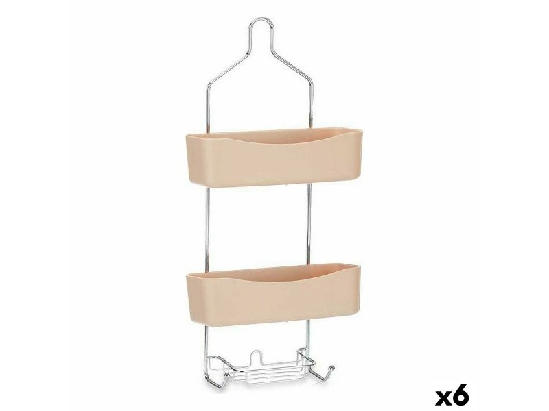 Стелажи за Баня Berilo Бежов Метал Пластмаса 28 x 60 x 14 cm (6 броя)