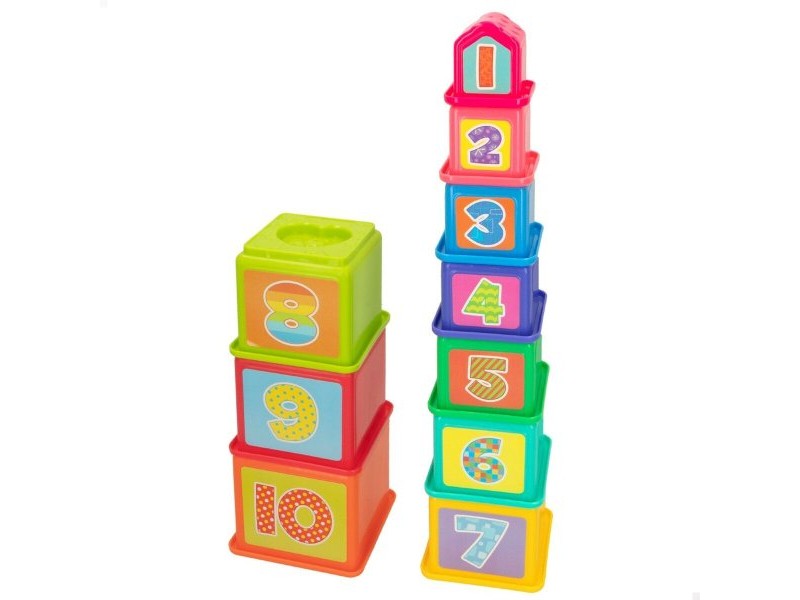Блокчета за Подреждане PlayGo 4 броя 10,2 x 50,8 x 10,2 cm