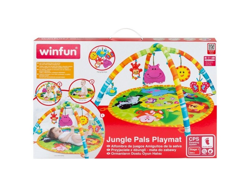 Подложка за игра Winfun джунгла Плат (4 броя) Подложка за игра Winfun джунгла Плат (4 броя)