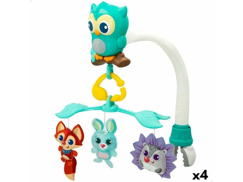 Бебешка Играчка Въртележка Winfun Гора 3 в 1 31,5 x 42 x 24,5 cm Пластмаса (4 броя)