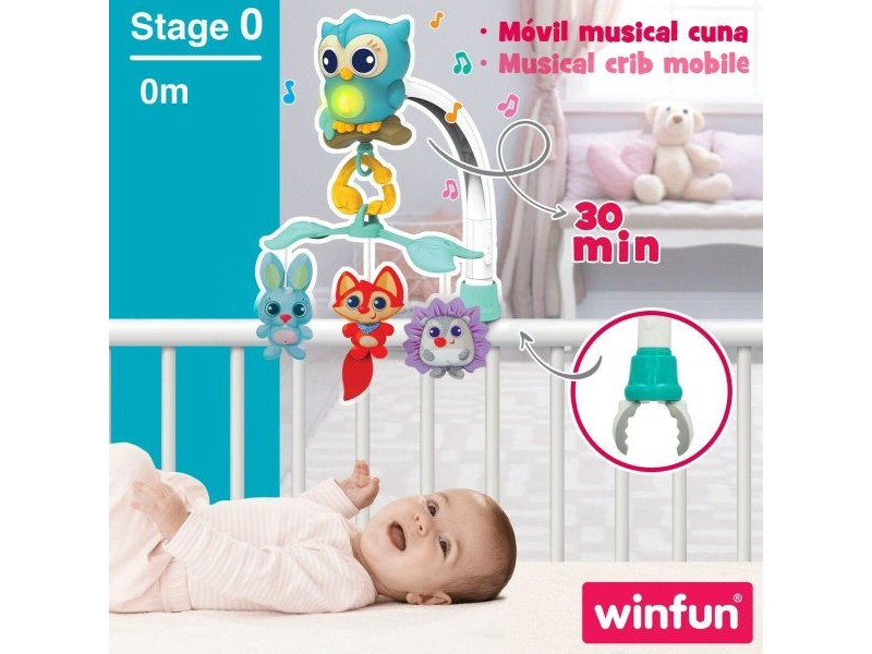 Бебешка Играчка Въртележка Winfun Гора 3 в 1 31,5 x 42 x 24,5 cm Пластмаса (4 броя) Бебешка Играчка Въртележка Winfun Гора 3 в 1 31,5 x 42 x 24,5 cm Пластмаса (4 броя)