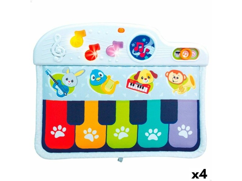 Интерактивно Пиано за Бебета Winfun 42 x 3 x 32 cm (4 броя)