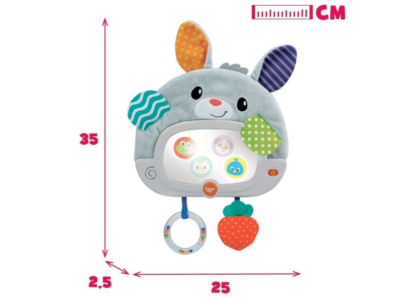 Бебешка играчка Winfun Заек 25 x 35 x 2,5 cm (4 броя)