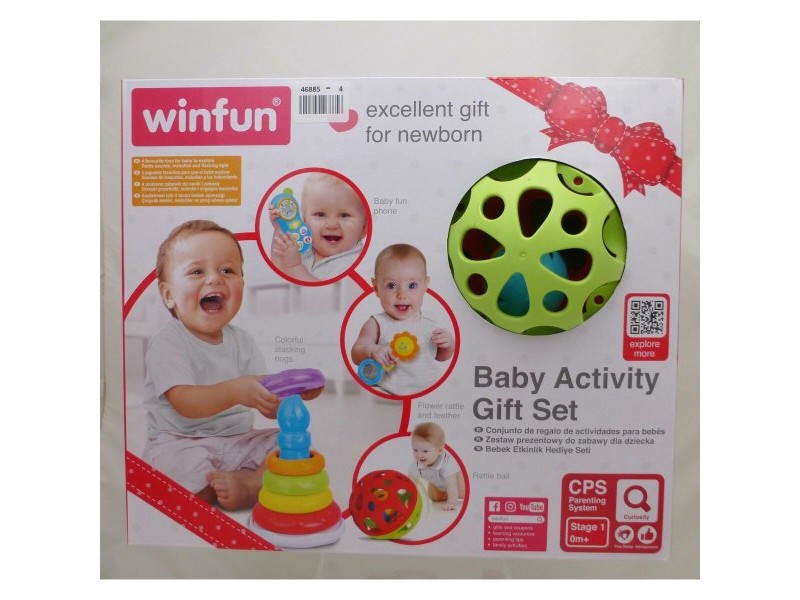 Комплект Играчки за Бебета Winfun 4 броя 13 x 20 x 13 cm