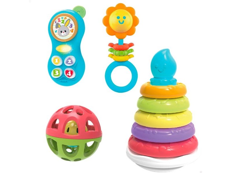 Комплект Играчки за Бебета Winfun 4 броя 13 x 20 x 13 cm