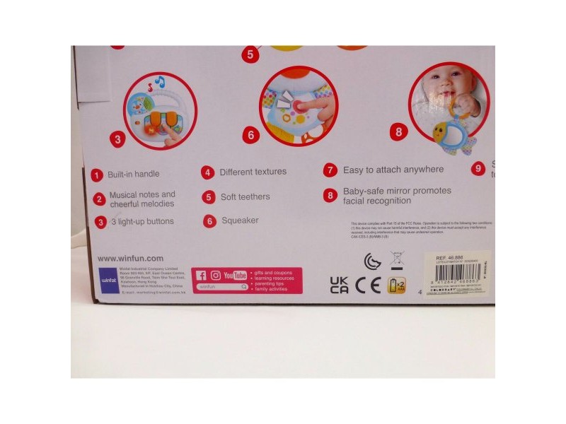 Комплект Играчки за Бебета Winfun 14 x 20,5 x 7,5 cm (4 броя)