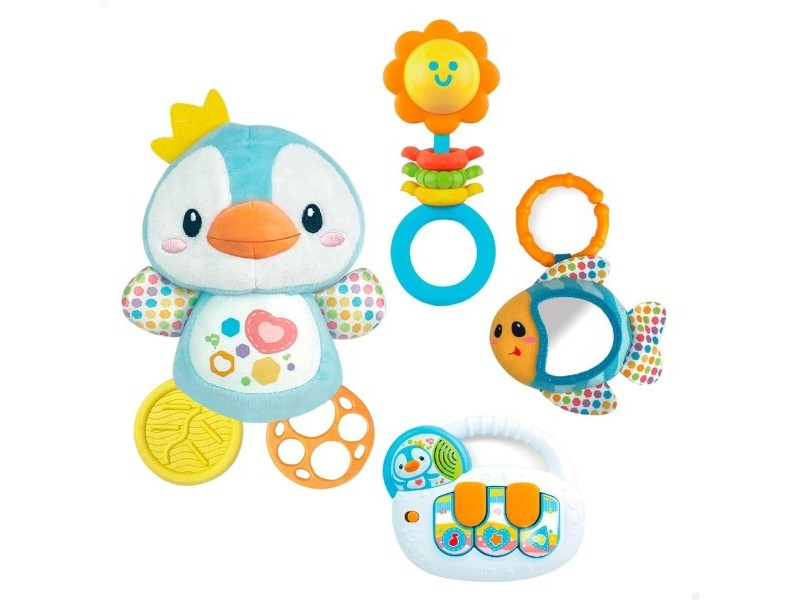 Комплект Играчки за Бебета Winfun 14 x 20,5 x 7,5 cm (4 броя)