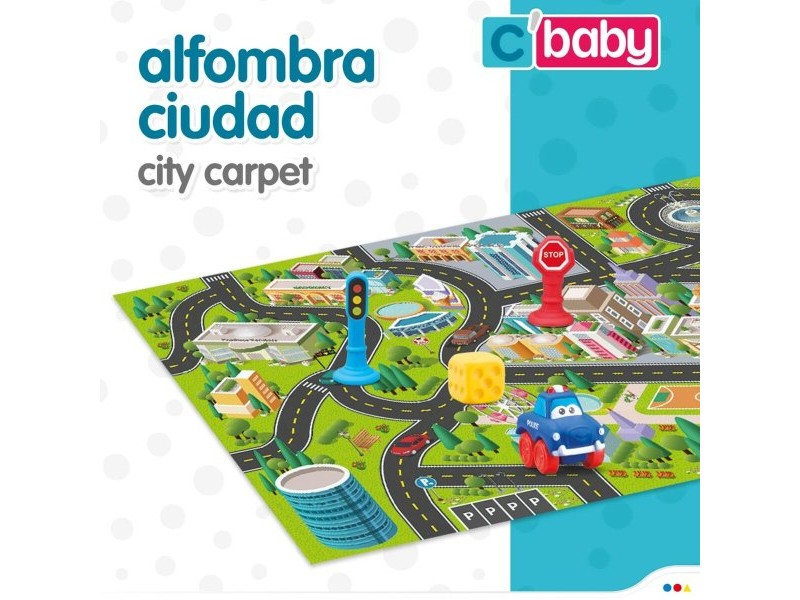 Подложка за игра Colorbaby Град Пластмаса (2 броя)