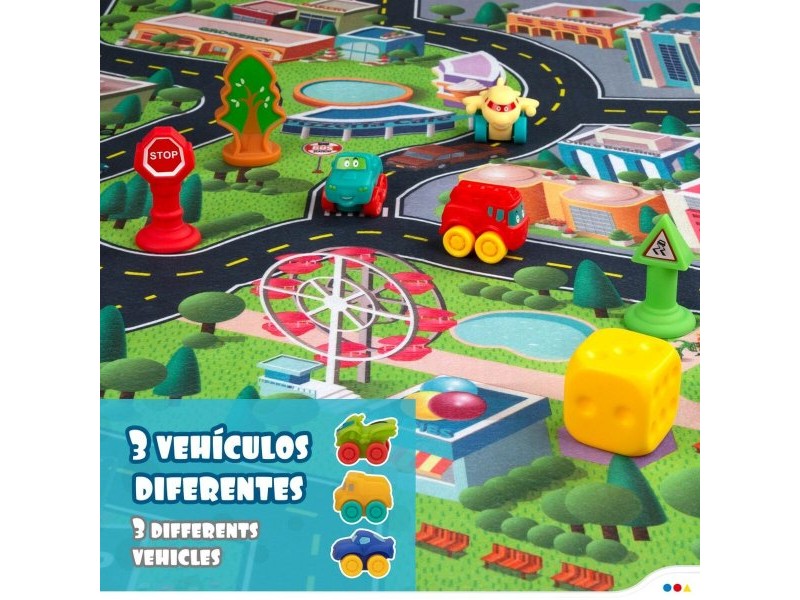 Подложка за игра Colorbaby Град Пластмаса (2 броя)