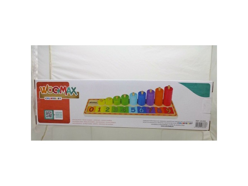 Игра Възпитание на Деца Woomax Номера 56 Части 4 броя 43 x 11 x 11 cm