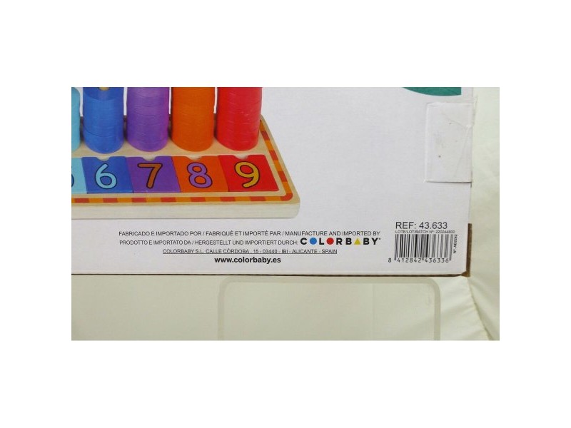 Игра Възпитание на Деца Woomax Номера 56 Части 4 броя 43 x 11 x 11 cm