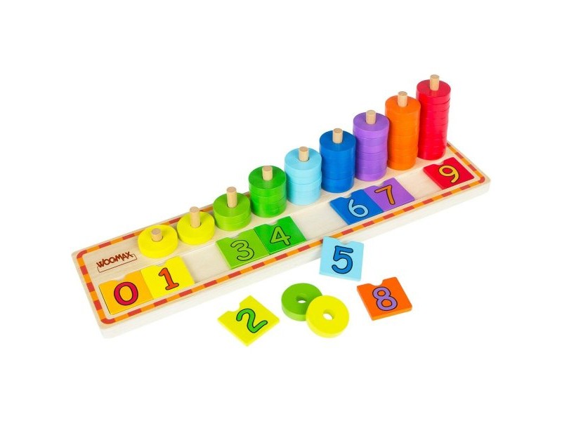 Игра Възпитание на Деца Woomax Номера 56 Части 4 броя 43 x 11 x 11 cm