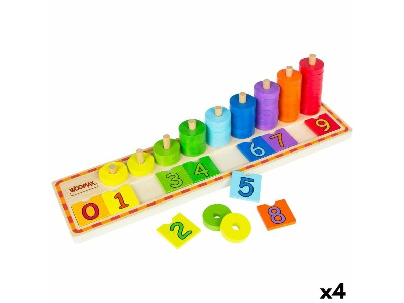 Игра Възпитание на Деца Woomax Номера 56 Части 4 броя 43 x 11 x 11 cm