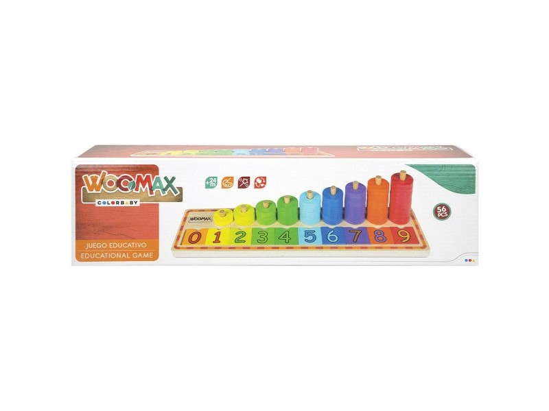Игра Възпитание на Деца Woomax Номера 56 Части 4 броя 43 x 11 x 11 cm