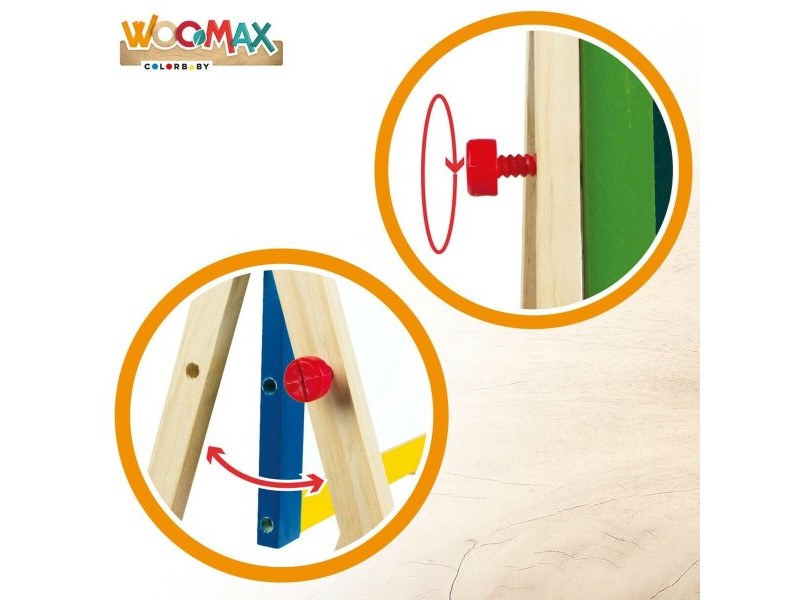 Дъска за Писане 2 в 1 Woomax 5 Части 37,5 x 65 x 30,5 cm 4 броя