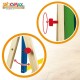Дъска за Писане 2 в 1 Woomax 5 Части 37,5 x 65 x 30,5 cm 4 броя
