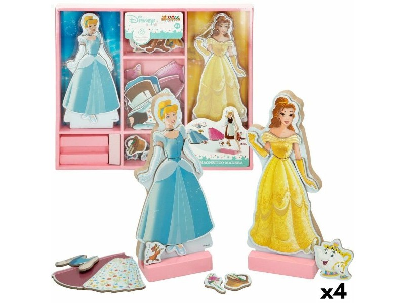 Фигурки Disney Princess 45 Части 4 броя 9 x 20,5 x 1,2 cm