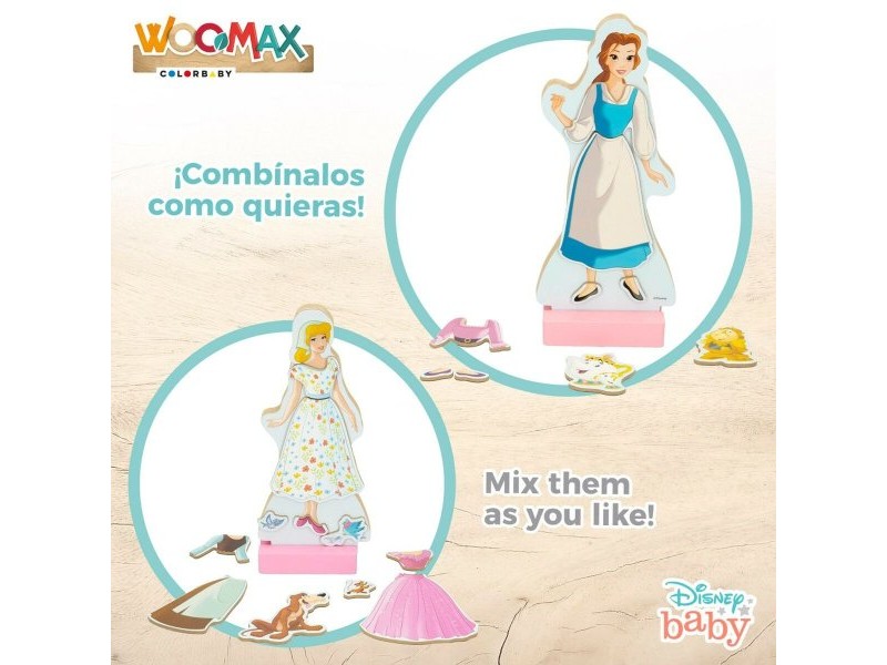 Фигурки Disney Princess 45 Части 4 броя 9 x 20,5 x 1,2 cm