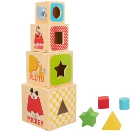 Блокчета за Подреждане Disney 8 Части 4 броя 12,2 x 12,2 x 12,2 cm