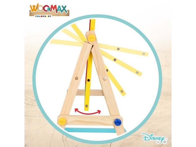 Дъска за Писане 2 в 1 Disney 5 Части 4 броя 40 x 64,5 x 31,5 cm