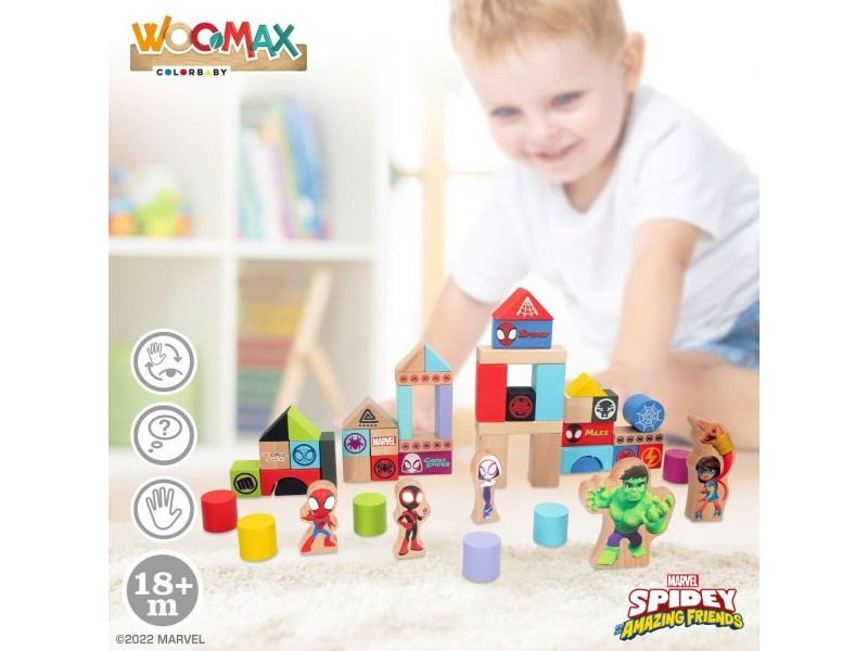 Playset Spidey Amazing Friends 50 Части 4 броя 8 x 9,5 x 1,5 cm Playset Spidey Amazing Friends 50 Части 4 броя 8 x 9,5 x 1,5 cm