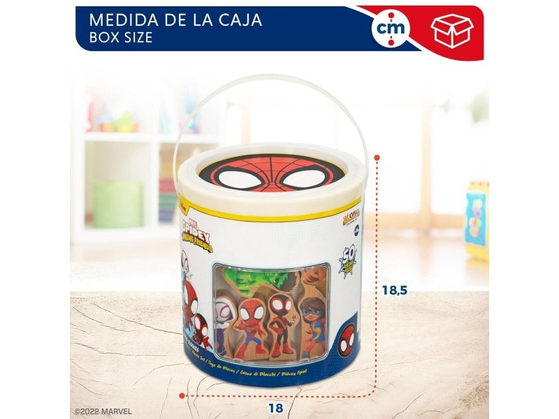 Playset Spidey Amazing Friends 50 Части 4 броя 8 x 9,5 x 1,5 cm Playset Spidey Amazing Friends 50 Части 4 броя 8 x 9,5 x 1,5 cm