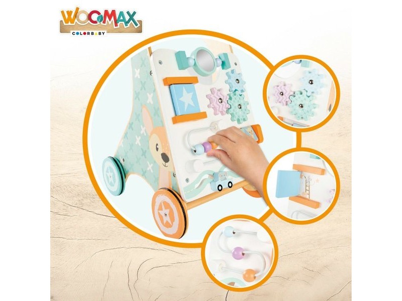 Проходилка с колела Woomax Център за дейности 2 броя 29,5 x 47 x 33 cm Проходилка с колела Woomax Център за дейности 2 броя 29,5 x 47 x 33 cm
