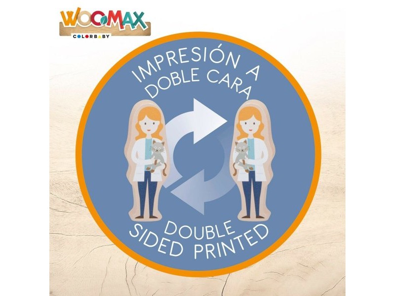 Playset Woomax Ветеринар 9 Части 4 броя 19 x 18 x 19 cm