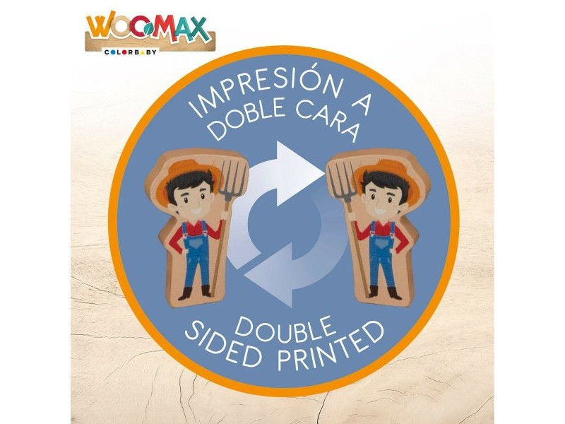 Playset Woomax Ферма 9 Части 4 броя 19 x 18 x 19 cm