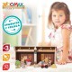 Playset Woomax Ферма 9 Части 4 броя 19 x 18 x 19 cm
