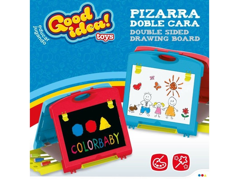 Двустранна Шистова Дъска Colorbaby 34 x 31 x 29 cm 2 броя 34 x 31 x 29 cm Двустранна Шистова Дъска Colorbaby 34 x 31 x 29 cm 2 броя 34 x 31 x 29 cm