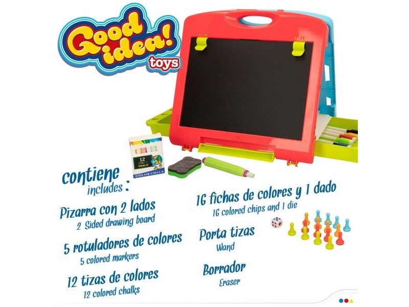 Двустранна Шистова Дъска Colorbaby 34 x 31 x 29 cm 2 броя 34 x 31 x 29 cm Двустранна Шистова Дъска Colorbaby 34 x 31 x 29 cm 2 броя 34 x 31 x 29 cm