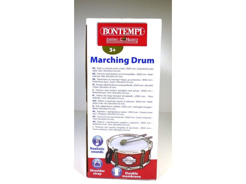 Барабан Bontempi Пластмаса 30,5 x 13,5 x 30,5 cm (4 броя)