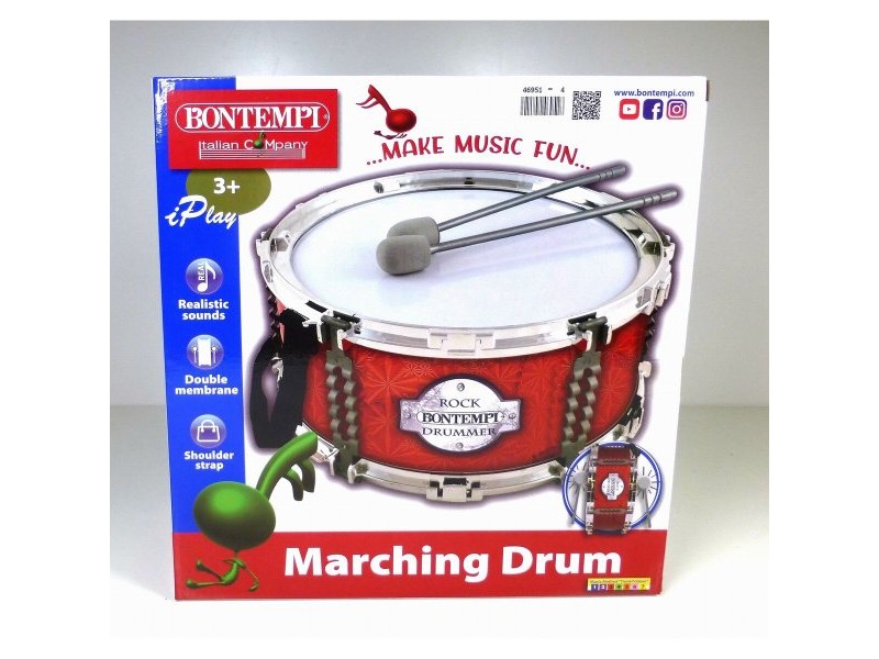 Барабан Bontempi Пластмаса 30,5 x 13,5 x 30,5 cm (4 броя)