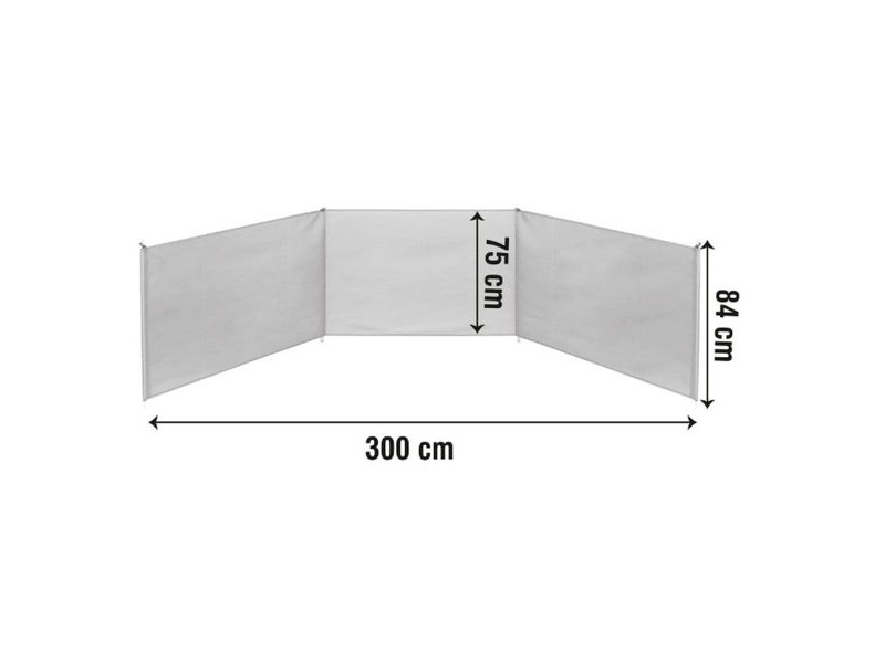 Beach Windscreen Aktive 300 x 84 x 2 cm 300 x 85 x 2 cm