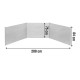 Beach Windscreen Aktive 200 x 84 x 2 cm