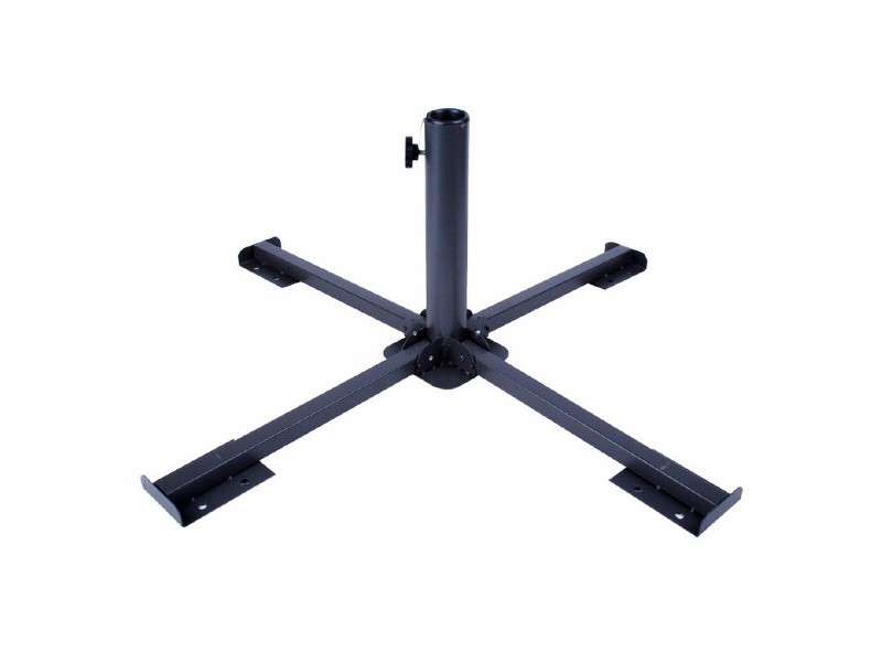 Base pour parapluie Aktive 86 x 34 x 86 cm Черен Метал (2 броя)