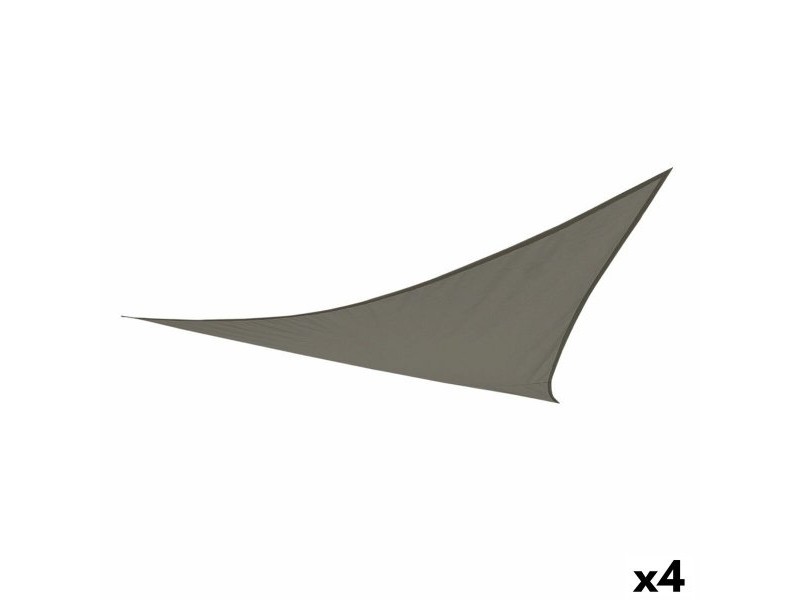 Сянка платна Aktive Сив 500 x 0,5 x 500 cm Триъгълна (4 броя)