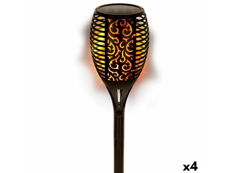 Комплект слънчеви градински колове Aktive 51 Пластмаса 11 x 77,5 x 11 cm (4 броя)