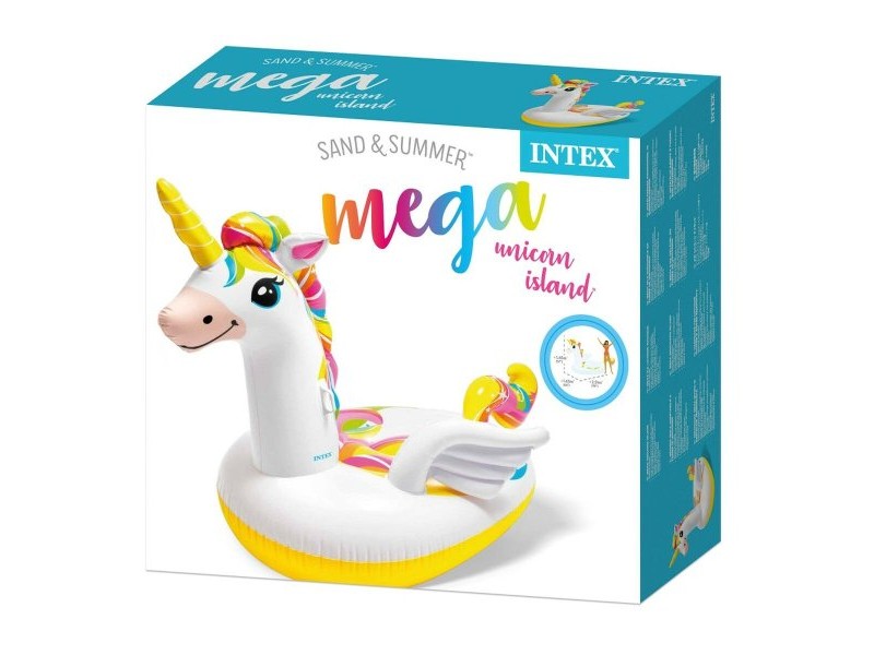 Надуваем Остров Intex Еднорог 163 x 251 x 145 cm (2 броя)