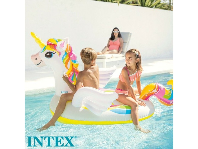 Надуваем Матрак Еднорог Intex 201 x 97 x 140 cm (4 броя)