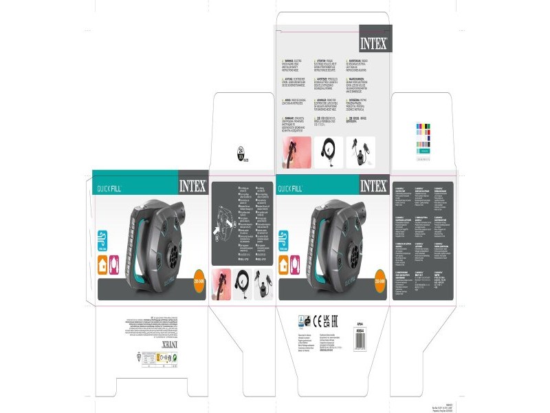 Електрическа Въздушна Помпа Intex Quick Fill 220-240 V 4 броя