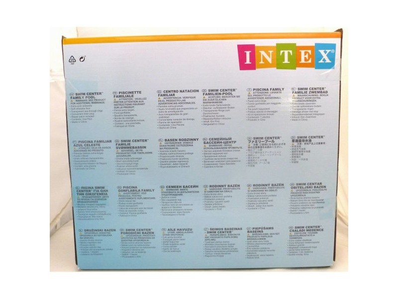 Детски басейн Intex 460 L 185 x 53 x 180 cm (3 броя)