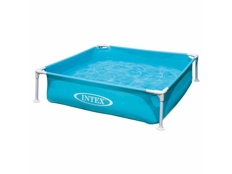 Детски басейн Intex Mini Frame Син Квадратек 342 L 122 x 30 x 122 cm (3 броя)